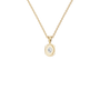 Oval Cut Diamond Solitaire Pendant in Solid Gold | Lab Grown Diamond | Roomy's Jewelery (view 3)