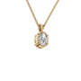 Oval Cut Diamond Solitaire Pendant in Solid Gold | Lab Grown Diamond | Roomy's Jewelery (view 4)