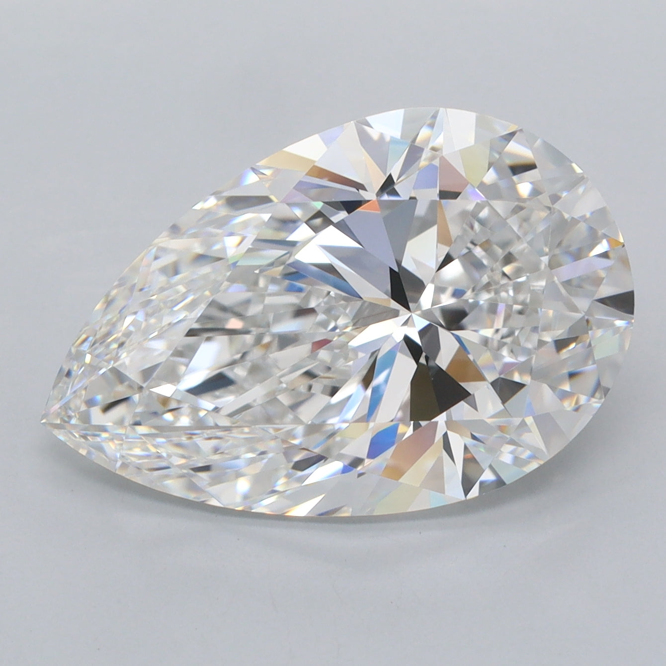 7.20ct Pear Lab-Grown Diamond · D FL · IGI