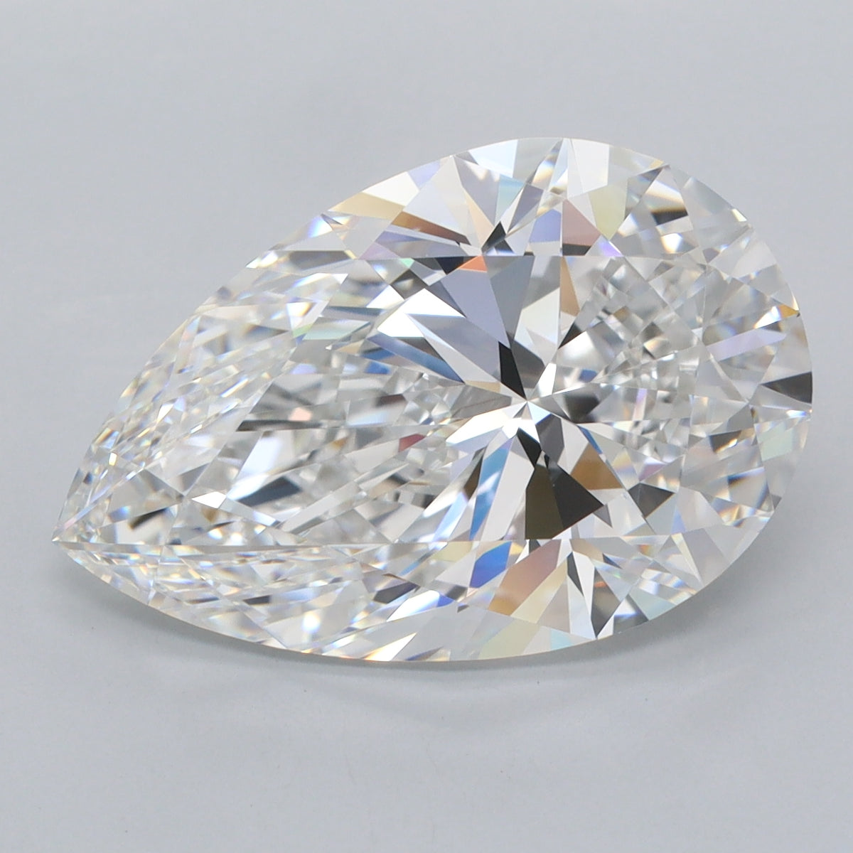 7.20ct Pear Lab-Grown Diamond · D FL · IGI