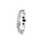 Crenelle Diamond Architectural Band in White Gold side view | Roomy's Jewellery