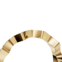 Crenelle Diamond Architectural Band in Yellow Gold angled view | Roomy's Jewellery