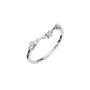 Tendril Diamond Vine Ring in White Gold close-up | Roomy's Jewellery