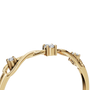 Tendril Diamond Vine Ring in Yellow Gold angled view | Roomy's Jewellery