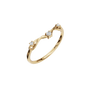 Tendril Diamond Vine Ring in Yellow Gold close-up | Roomy's Jewellery