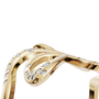 Reverie Diamond Sculptural Ring in Yellow Gold angled view | Roomy's Jewellery