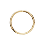 Arc Diamond Band Ring in Yellow Gold Angle View | Lab Grown Diamond | Roomy's Jewellery