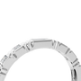 Prism Diamond Band in White Gold angled view | Roomy's Jewellery