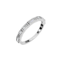 Prism Diamond Band in White Gold close-up | Roomy's Jewellery