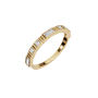 Prism Diamond Band in Yellow Gold close-up | Roomy's Jewellery