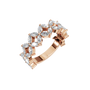 Windmill Marquise Diamond Eternity Band in Rose Gold close-up | Roomy's Jewellery