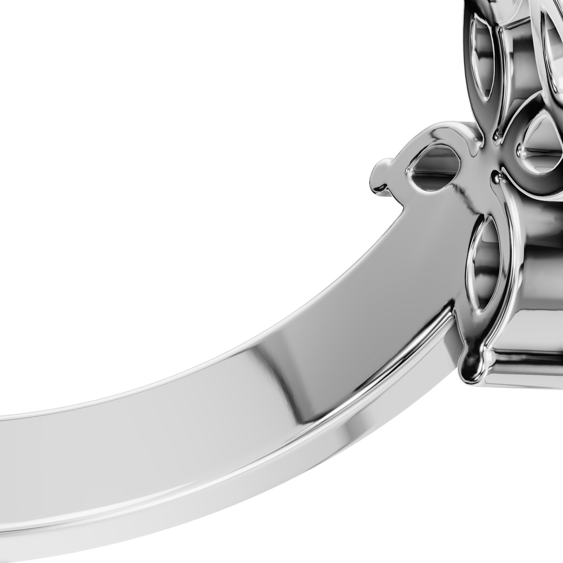 Windmill Marquise Diamond Eternity Band in White Gold flat lay | Roomy's Jewellery