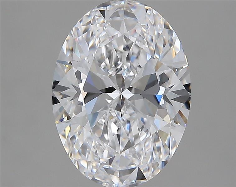 3.02ct Oval Lab-Grown Diamond · D IF · IGI
