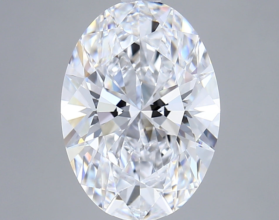 4.04ct Oval Lab-Grown Diamond · D IF · IGI