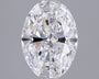 1.54ct Oval Lab-Grown Diamond · D IF · IGI