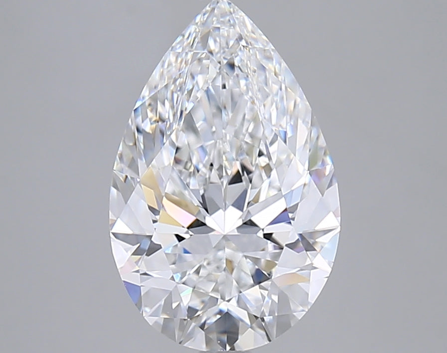 3.06ct Pear Lab-Grown Diamond · D IF · IGI