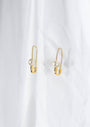 Roxy Freshwater Pearl and Safety Pin Earring