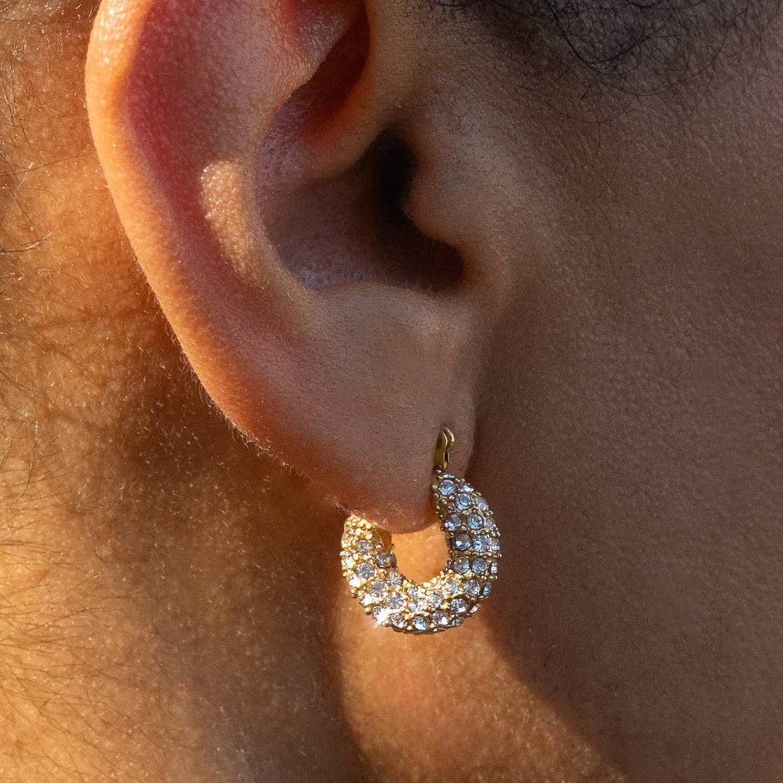 Shimmer Mini Hoops