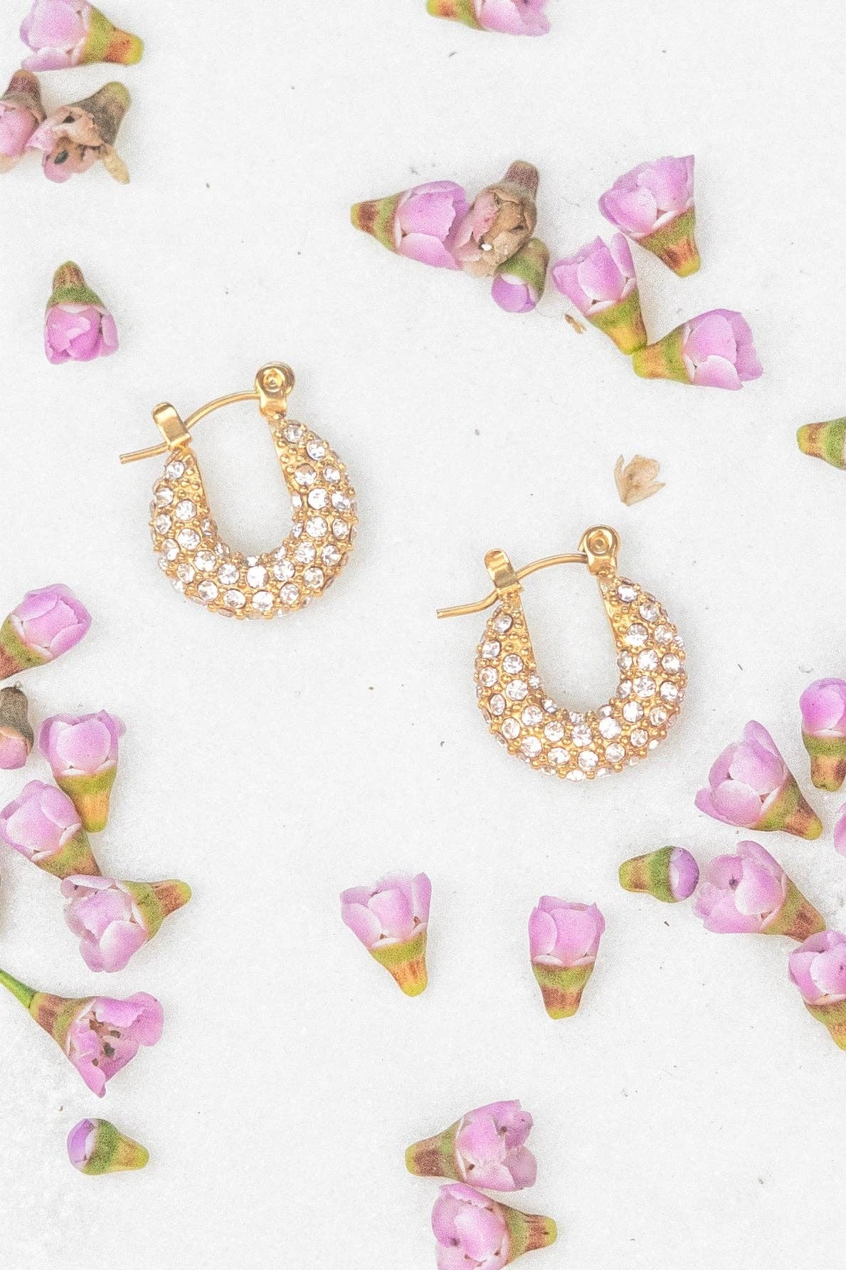 Shimmer Mini Hoops