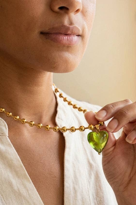 Heart of Glass Necklace