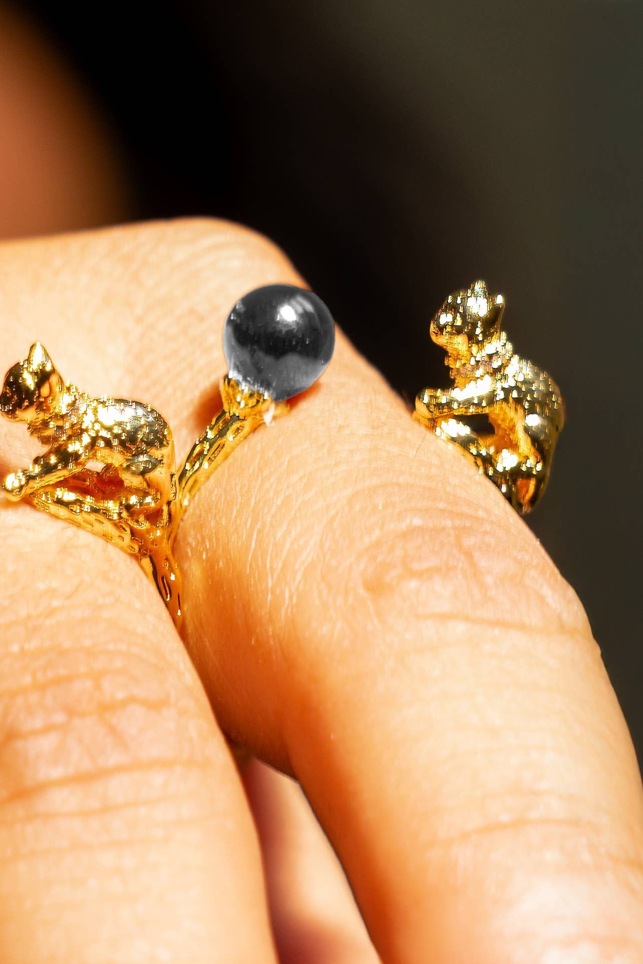 Cat's Cradle Ring, Hematite