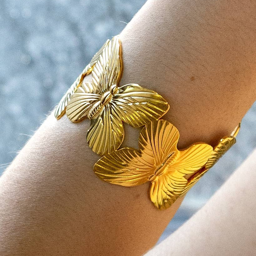 Butterfly Chain Cuff