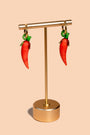 Harvest Pepper Hoops, Handmade Glass