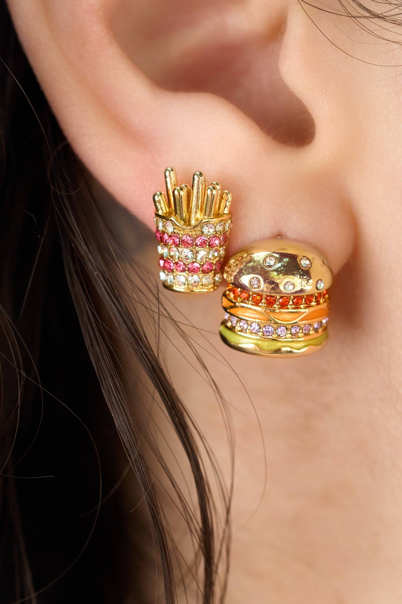 Combo Meal Studs, CZ