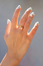 Emily Charm Ring in Pink Freshwater Pearl