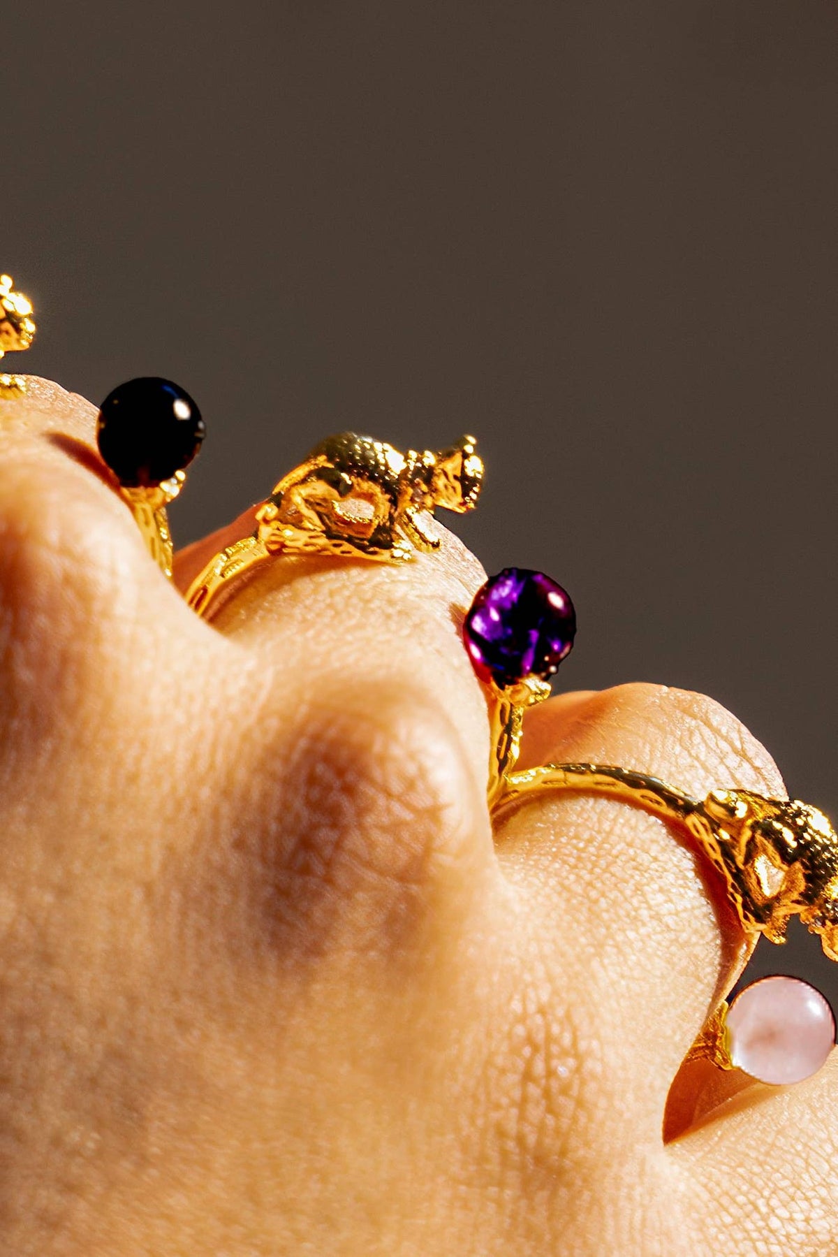 Cat's Cradle Ring, Amethyst