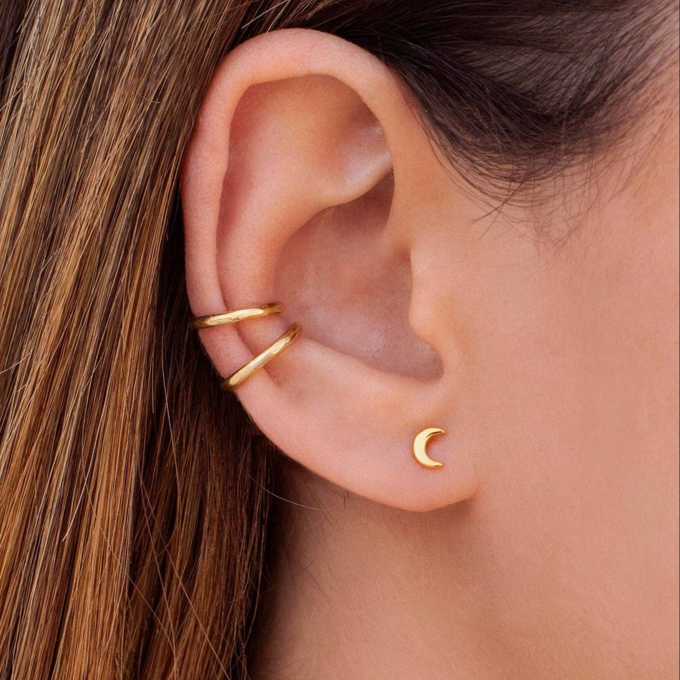 Universe Moon Studs