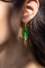 Baby Got Bok! Choy Hoops, Handmade Glass