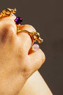 Cat's Cradle Ring, Blush Quartz