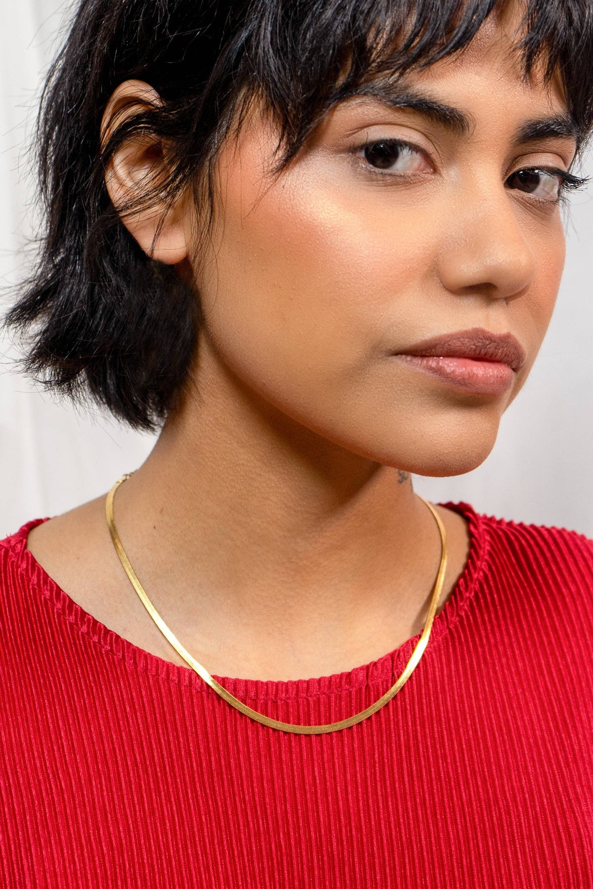 Zoe Snake Chain Necklace