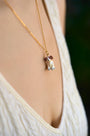 Tiny Jack Russle Puppy Necklace