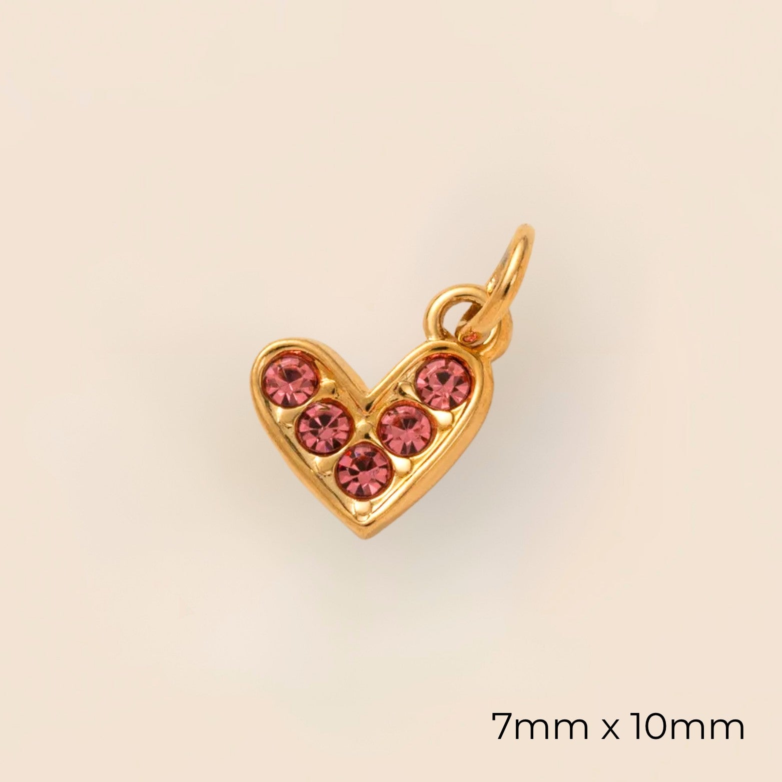 Lucky + Heart Charms - Enamel