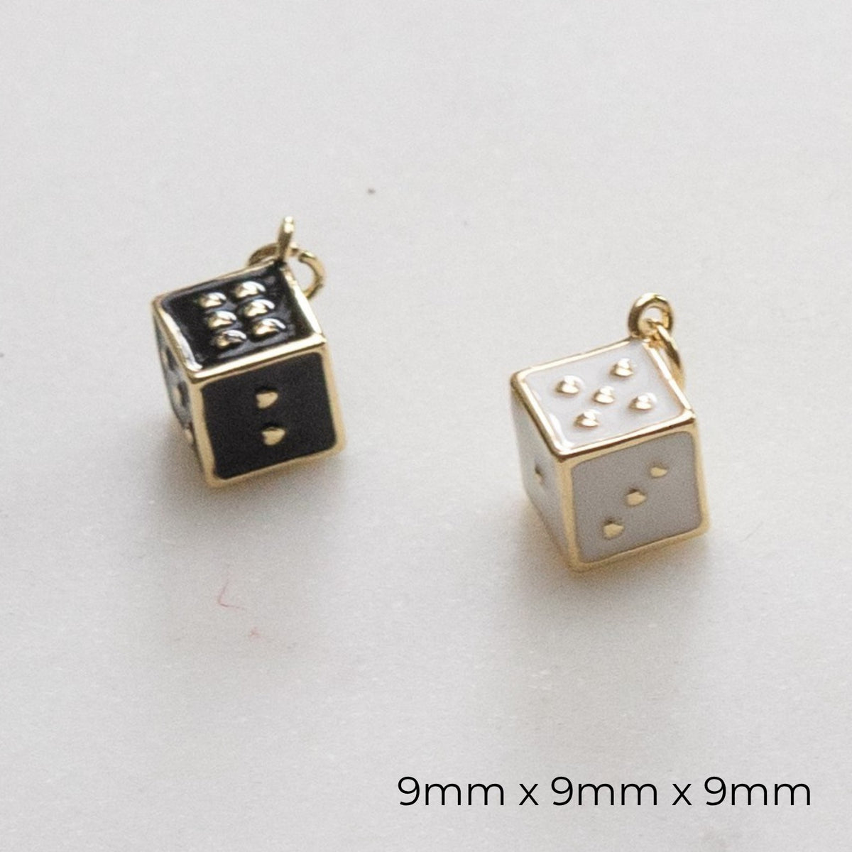 Lucky + Heart Charms - Enamel