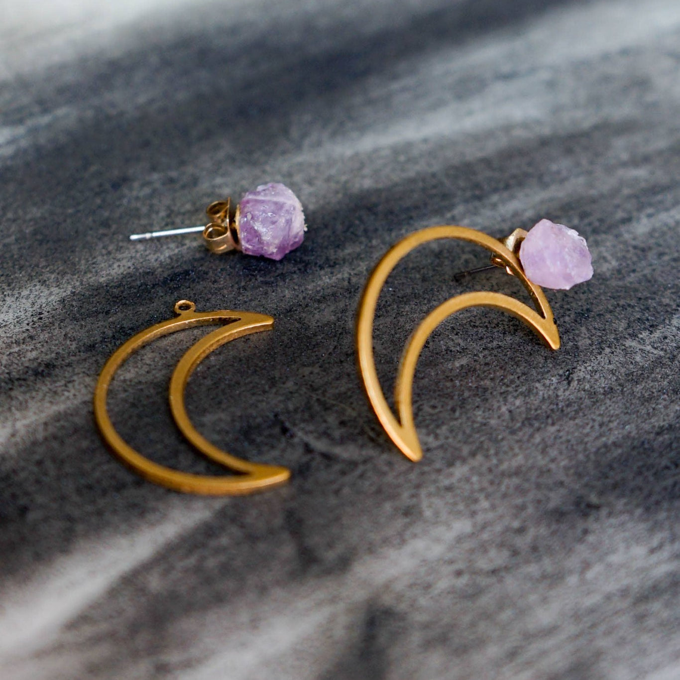 Over the Moon Layered Earrings