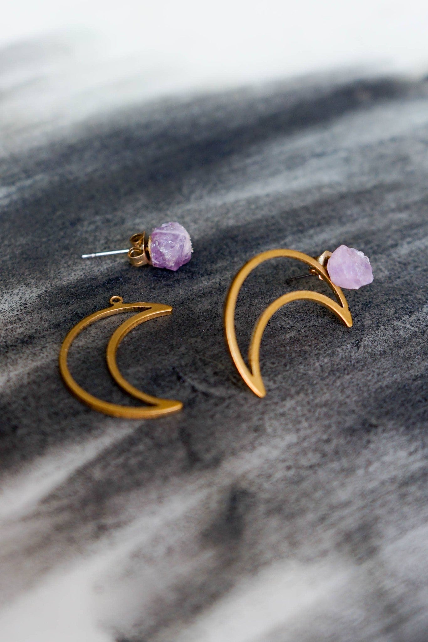 Over the Moon Layered Earrings