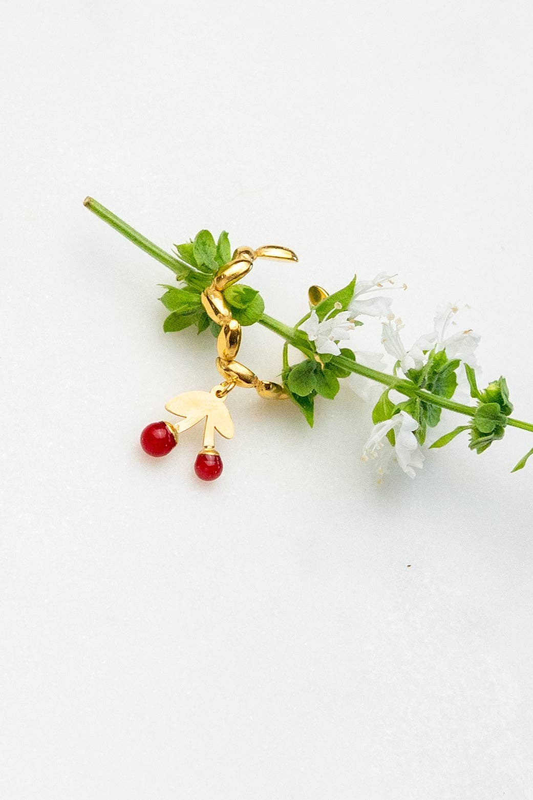 Cherry Charm Ring