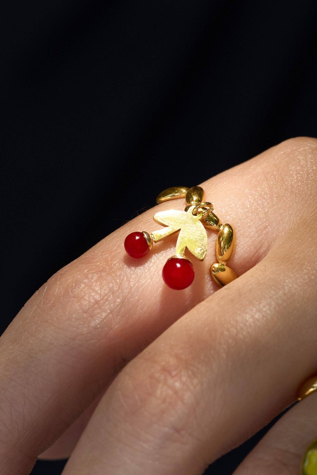 Cherry Charm Ring