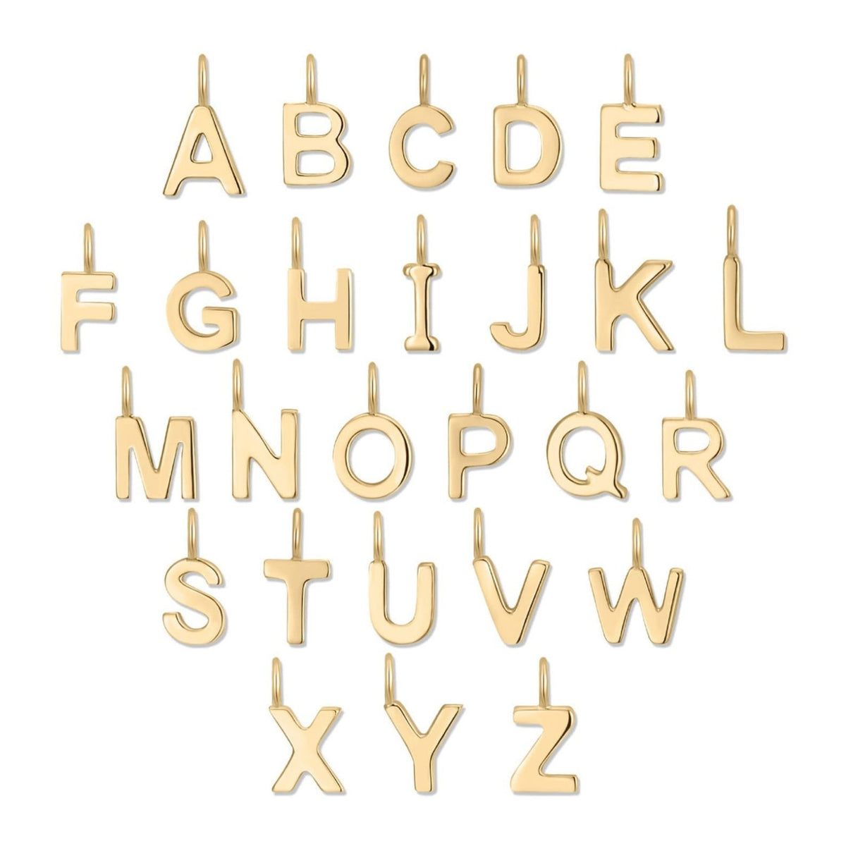 Alphabet Charms