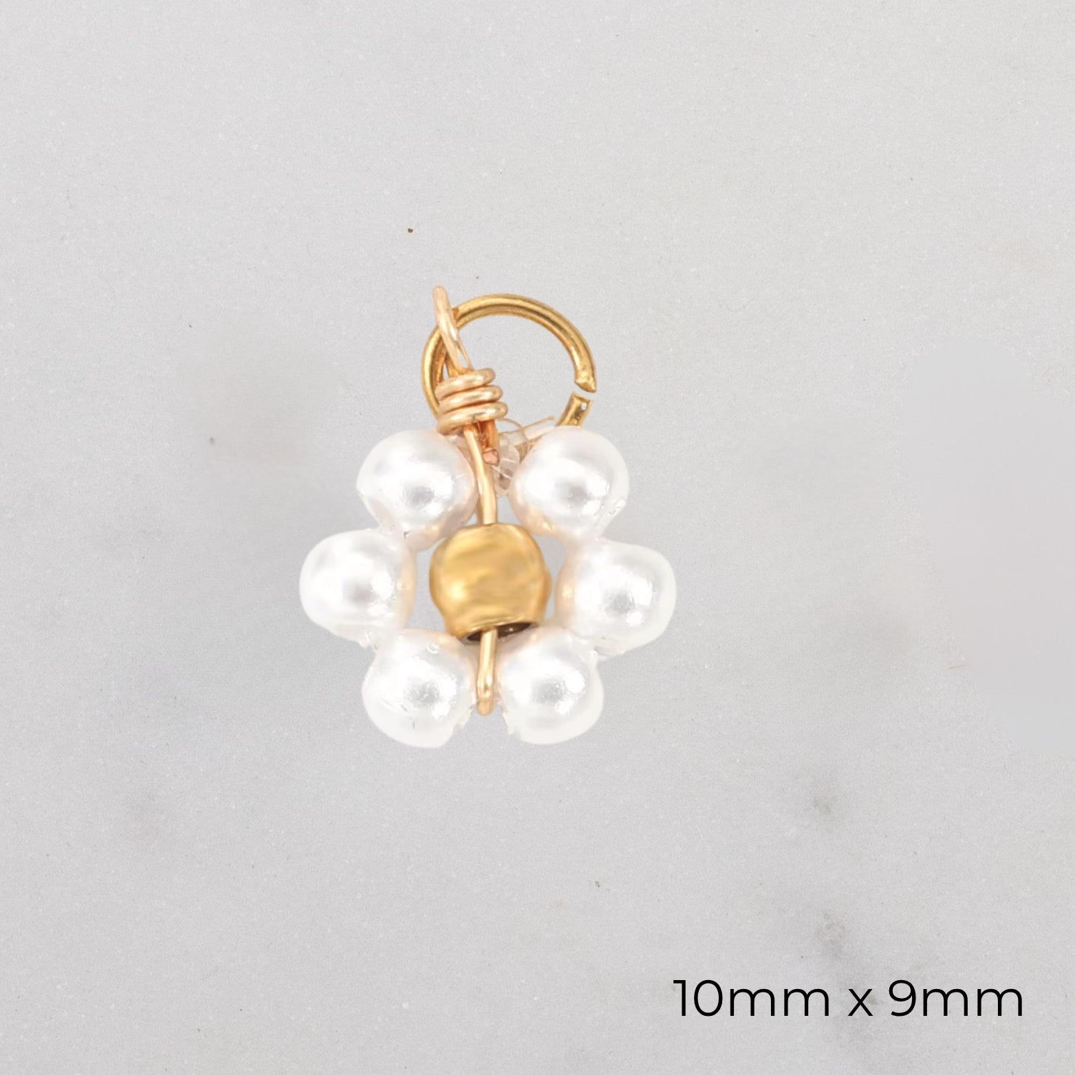 Faux Pearl + Stone Charms, Faux Pearl, Stone