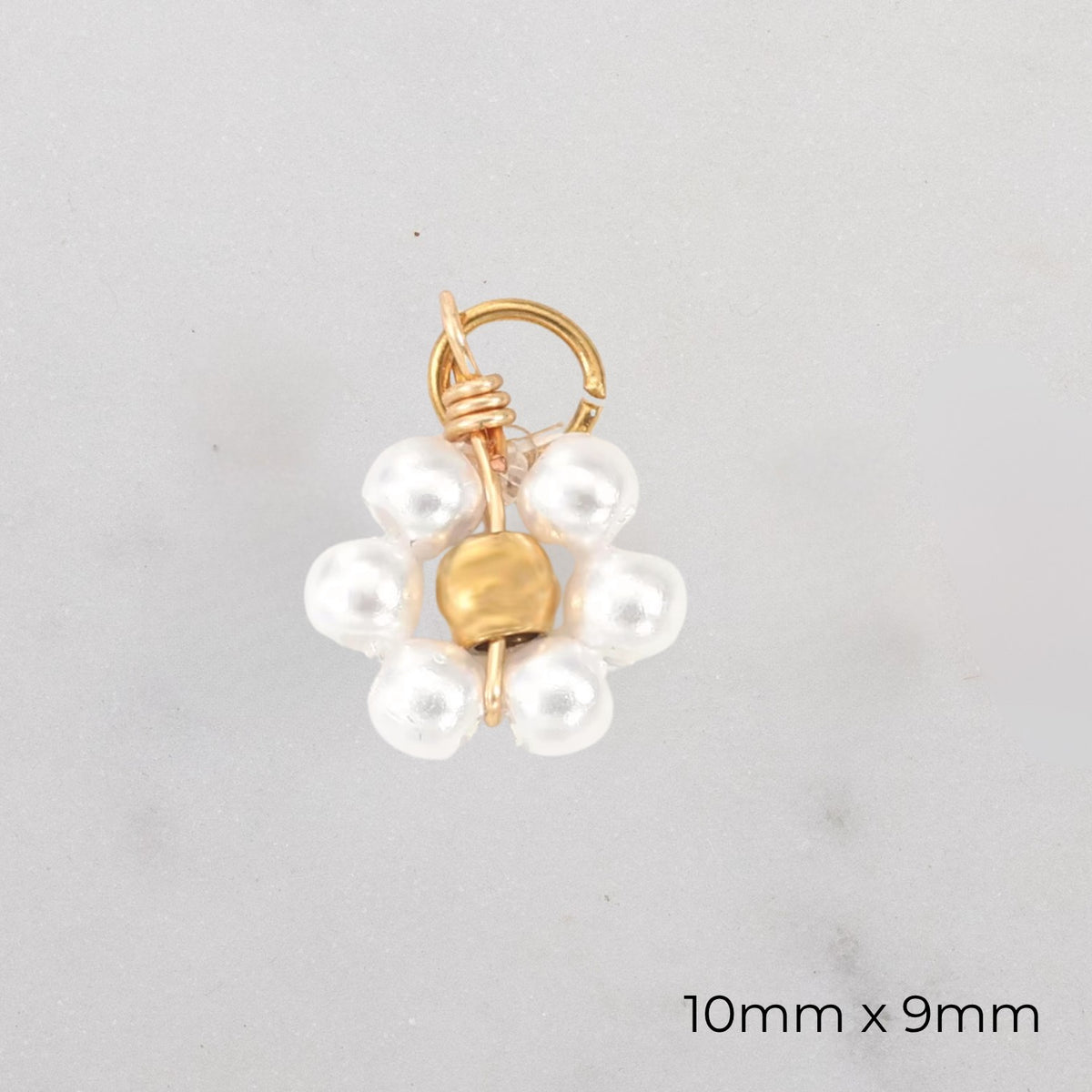 Faux Pearl + Stone Charms, Faux Pearl, Stone