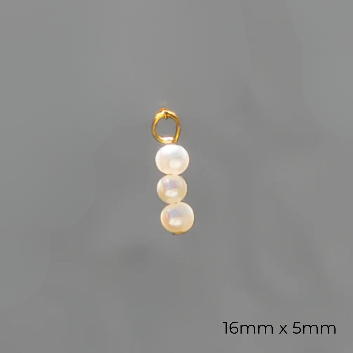 Faux Pearl + Stone Charms, Faux Pearl, Stone