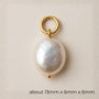Faux Pearl + Stone Charms, Faux Pearl, Stone