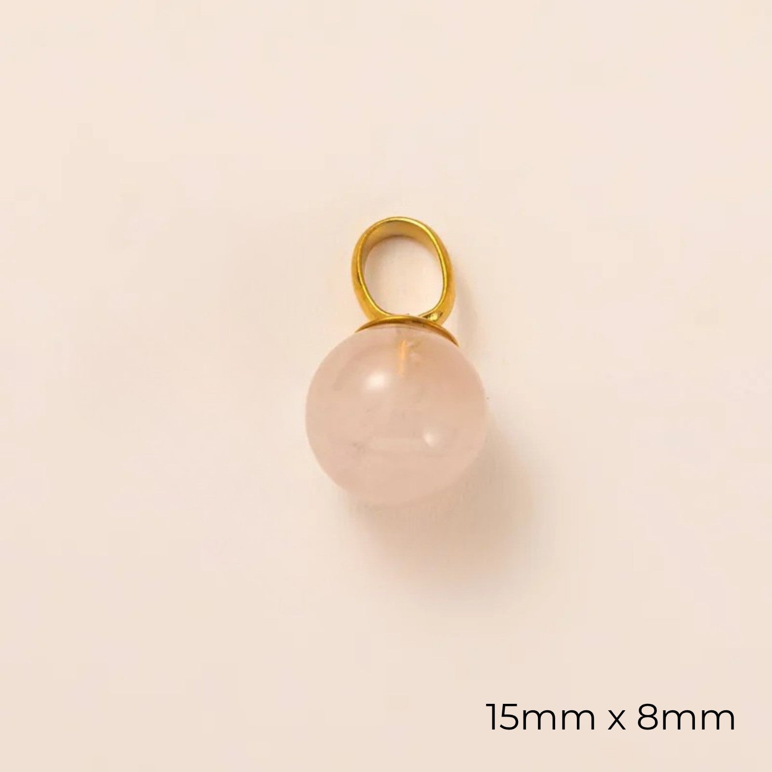 Faux Pearl + Stone Charms, Faux Pearl, Stone