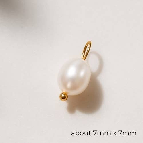 Faux Pearl + Stone Charms, Faux Pearl, Stone
