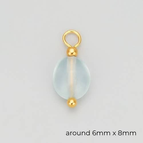 Faux Pearl + Stone Charms, Faux Pearl, Stone