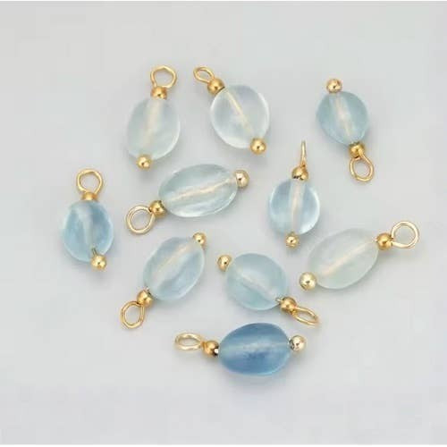 Faux Pearl + Stone Charms, Faux Pearl, Stone